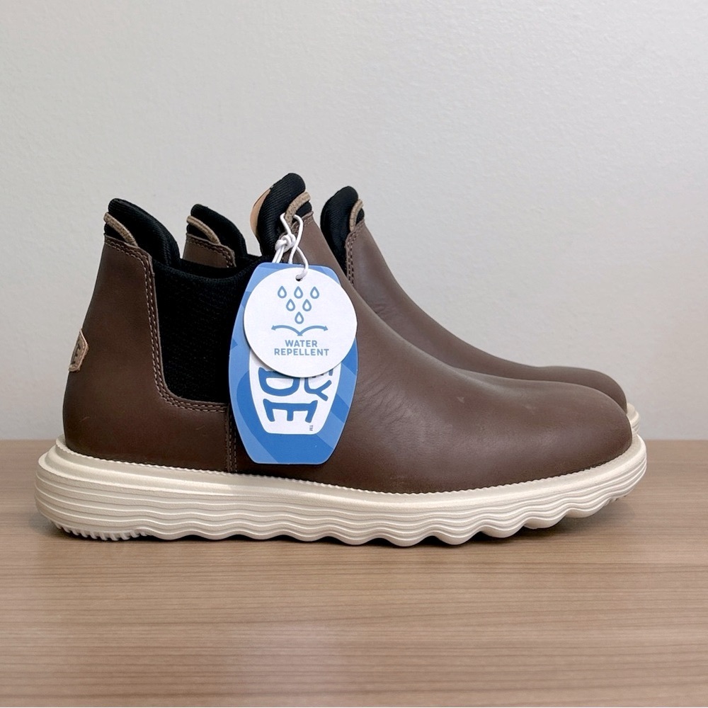 Hey Dude Branson Boot Craft Leather Women's Brown Boot COFFEE